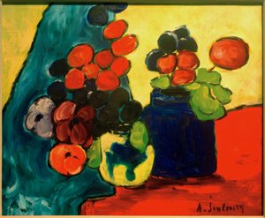 赤い布の上 作： Alexej von Jawlensky