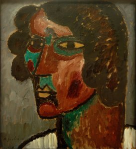 サシャロフの肖像 作： Alexej von Jawlensky