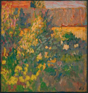花咲く庭 作： Alexej von Jawlensky