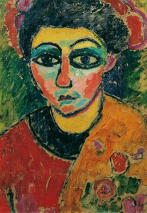 女性の肖像 作： Alexej von Jawlensky