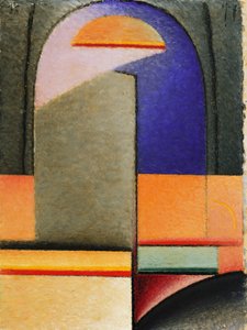 イブニング;夕方、1929-30 作： Alexej von Jawlensky