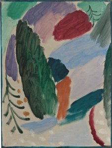 冷ややかな日 作： Alexej von Jawlensky