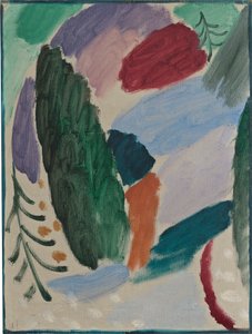 フロスティデイ、1915 作： Alexej von Jawlensky