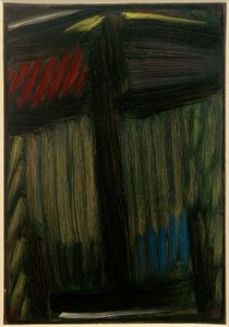 素晴らしい瞑想：冬の夜 作： Alexej von Jawlensky