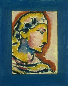 頭;ヘッド、1930 作： Alexej von Jawlensky