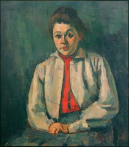 赤いウエストコートのHelene 作： Alexej von Jawlensky