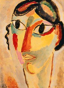イタリアの少女、1918年 作： Alexej von Jawlensky