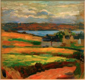 風景 作： Alexej von Jawlensky