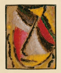 瞑想、1934 作： Alexej von Jawlensky