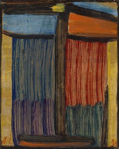 ゴールドの背景に瞑想 作： Alexej von Jawlensky