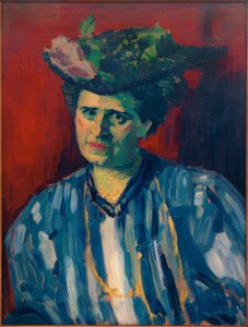 ヘドウィグ・クビンの肖像 作： Alexej von Jawlensky