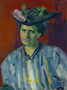 ヘドウィグ・クビンの肖像 作： Alexej von Jawlensky