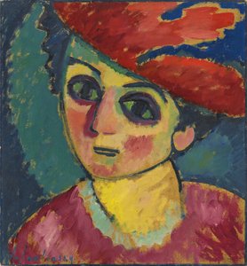 レッドハット 作： Alexej von Jawlensky