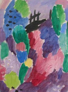 ローターロード、セントプレクス。 1915 作： Alexej von Jawlensky