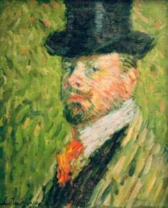セルフポートレイト 作： Alexej von Jawlensky
