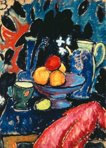水差しのある静物;水差しのある静物、1913年 作： Alexej von Jawlensky
