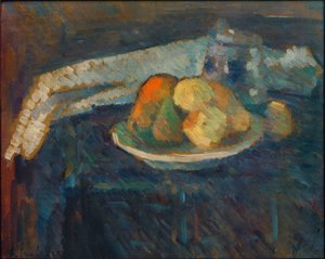 ナプキンを使った静物画 作： Alexej von Jawlensky