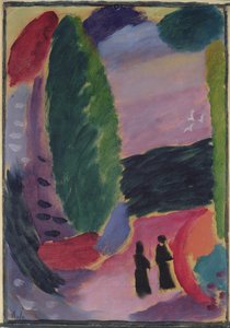 バリエーション、1916-17 作： Alexej von Jawlensky