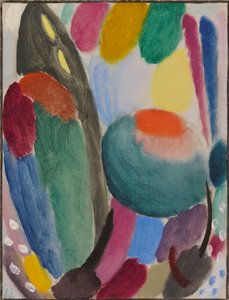 バリエーション：アロマとフレッシュネスオランダ、1918年。 作： Alexej von Jawlensky