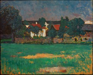 ワッサーバーグの風景 作： Alexej von Jawlensky