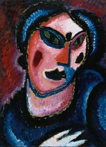 ホワイトグローブ、1913年 作： Alexej von Jawlensky