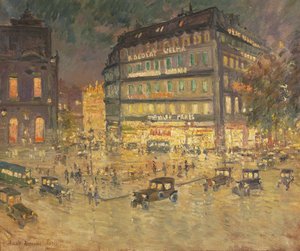 パリ、オペラ座、オペラ座。 作： Alexey Konstantinovich Korovin