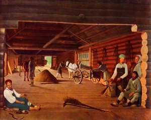 穀物を揺らす、c1821、1965。 作： Alexey Venetsianov