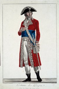赤い衣装のプレフェット アレクシス・シャタイニエ（1772-1817）によるエングレーヴィング 作： Alexis Chataigner