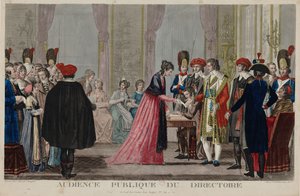 ディレクトリの公聴会、1797年頃。 作： Alexis Chataignier