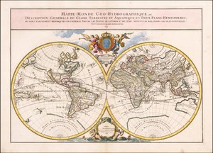 アレクシス・ユベール・ジャイヨによる1699年の世界地図