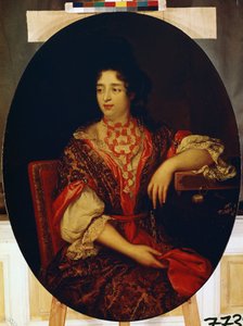 「フランス女王の宮廷での女官の肖像」（女官の肖像） アレクシス・シモン・ベル作（1674-1734） エルミタージュ美術館、サンクトペテルブルク 作： Alexis Simon Belle