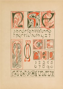 装飾文書、1902年。 作： Alfons Marie Mucha