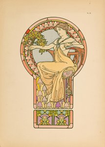 装飾文書、1902年。 作： Alfons Marie Mucha