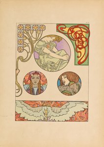 装飾文書、1902年。 作： Alfons Marie Mucha