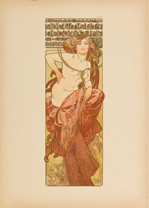 装飾文書、1902年。 作： Alfons Marie Mucha