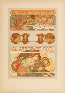装飾文書、1902年。 作： Alfons Marie Mucha