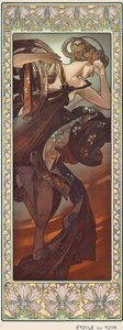 宵の明星 宵の明星、1902年。 作： Alfons Marie Mucha