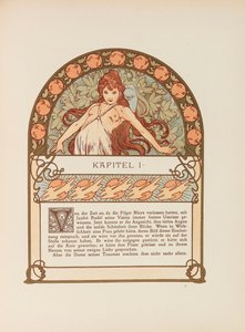 イルセア、トリポリの王女 – ロベルト・デ・フレール、c。 1900年。 作： Alfons Marie Mucha