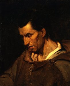 修道士に扮した誇大妄想の狂人（油彩・キャンバス） 作： Alfred (attr. to) Dehodencq