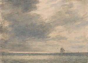 イブニング・アット・シー 作： Alfred Abram Constable
