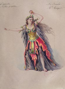 レオ・デリベス（1836-91）のバレエ「コッペリア」における「不和」の衣装デザイン