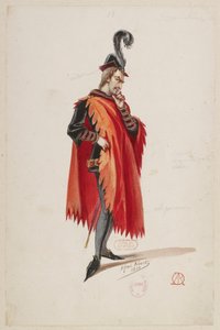 Halévy - La magicienne - 衣装モデル：Alfred Albert - 18. (Stello de Nici), M. Bonnehée