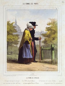 アンヴァリッドの女、レファムドパリ、1841-42年 作： Alfred Andre Geniole