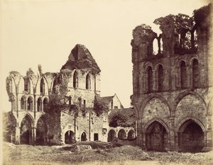 ウェンロック修道院、1858 年。 作： Alfred Capel Cure