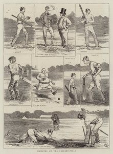 クリケットフィールドのユーモア 作： Alfred Chantrey Corbould