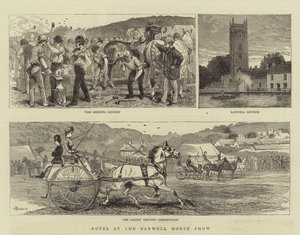 Banwell Horse Showのメモ 作： Alfred Chantrey Corbould