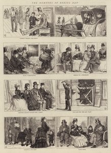 ボクシングデーのユーモア 作： Alfred Chantrey Corbould