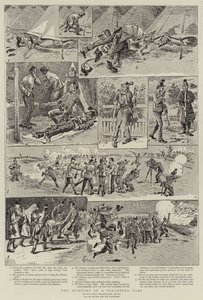 ボランティアキャンプのユーモア 作： Alfred Chantrey Corbould