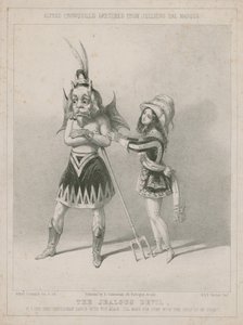ジュリアンズバルマスクからのアルフレッドクロウキルのスケッチ：嫉妬深い悪魔