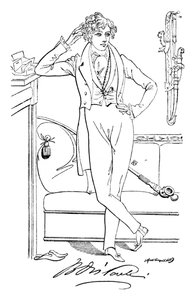 ベンジャミン・ディズレーリ、c1835、1904 作： Alfred Crowquill